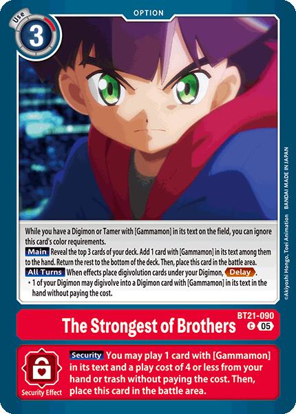 The Strongest of Brothers [BT21-090] [World Convergence] | Anubis Games and Hobby