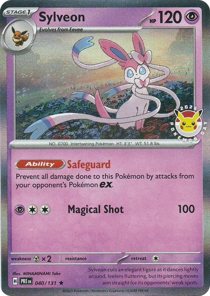 Sylveon (040/131) (Pokemon Day) [Scarlet & Violet: Prismatic Evolutions] | Anubis Games and Hobby