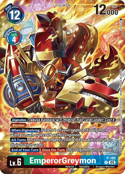 EmperorGreymon [P-185] (BT-21: Illustration Celebration Pack) [World Convergence] | Anubis Games and Hobby