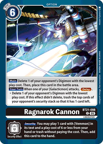 Ragnarok Cannon [BT21-098] [World Convergence] | Anubis Games and Hobby