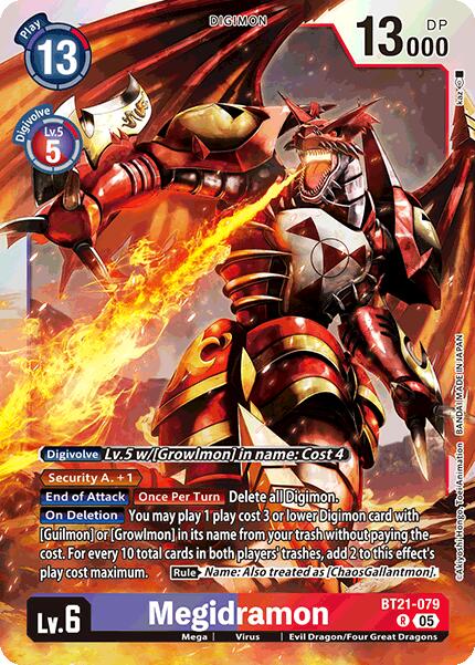 Megidramon [BT21-079] [World Convergence] | Anubis Games and Hobby