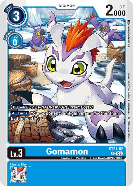 Gomamon [ST21-02] [Starter Deck: Hero of Hope] | Anubis Games and Hobby