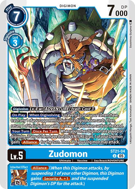 Zudomon [ST21-04] [Starter Deck: Hero of Hope] | Anubis Games and Hobby