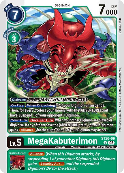 MegaKabuterimon [ST20-09] [Starter Deck: Protector of Light] | Anubis Games and Hobby