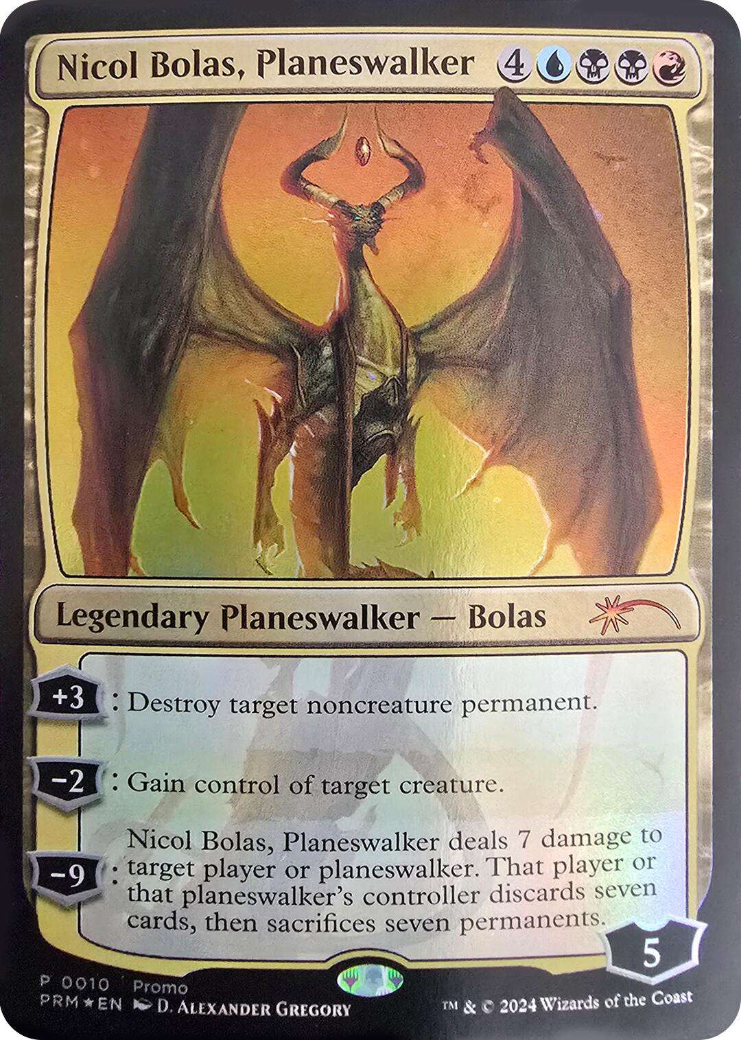 Nicol Bolas, Planeswalker [Media Promos] | Anubis Games and Hobby