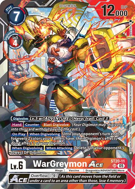 WarGreymon ACE [ST20-11] [Starter Deck: Protector of Light] | Anubis Games and Hobby