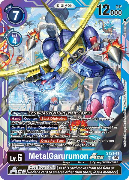 MetalGarurumon ACE [ST21-11] [Starter Deck: Hero of Hope] | Anubis Games and Hobby