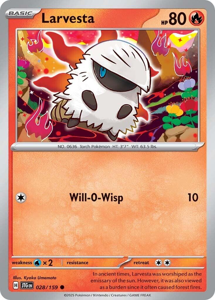 Larvesta (028/159) [Scarlet & Violet: Journey Together] | Anubis Games and Hobby