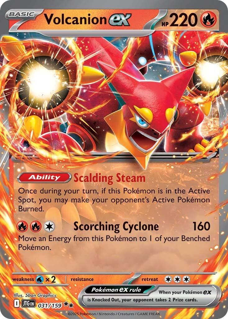 Volcanion ex (031/159) [Scarlet & Violet: Journey Together] | Anubis Games and Hobby