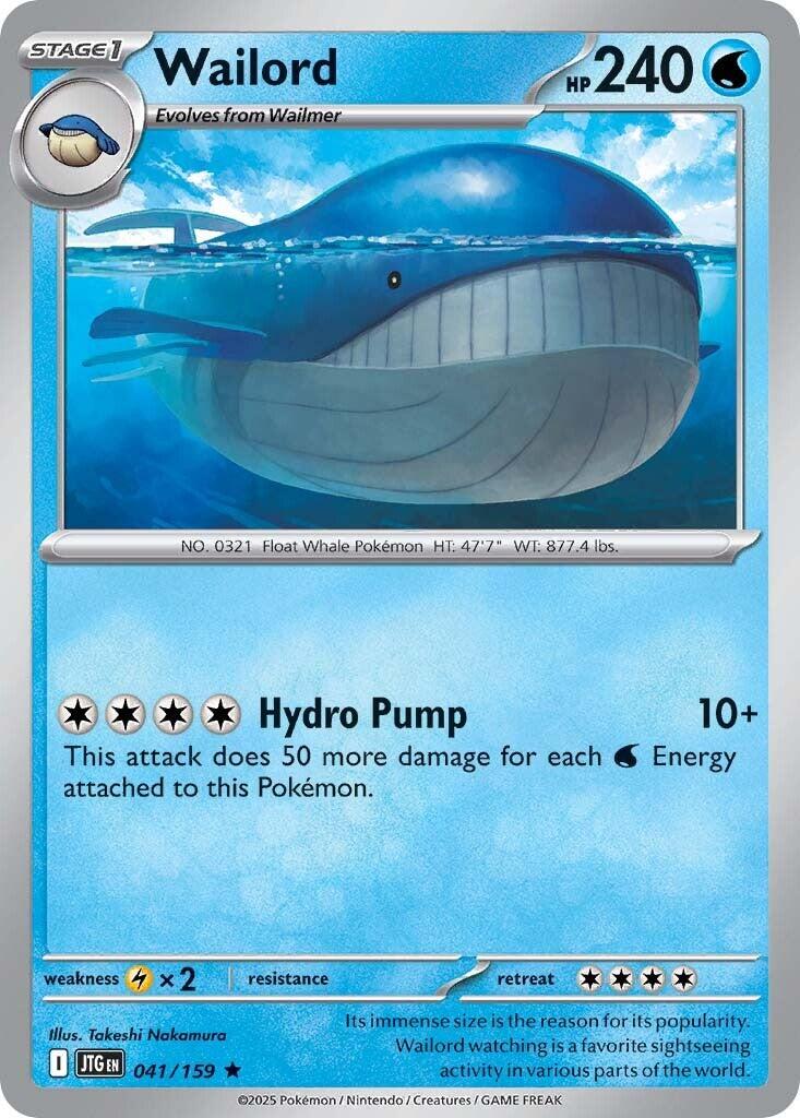 Wailord (041/159) [Scarlet & Violet: Journey Together] | Anubis Games and Hobby