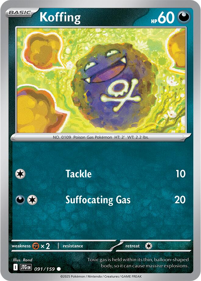 Koffing (091/159) [Scarlet & Violet: Journey Together] | Anubis Games and Hobby