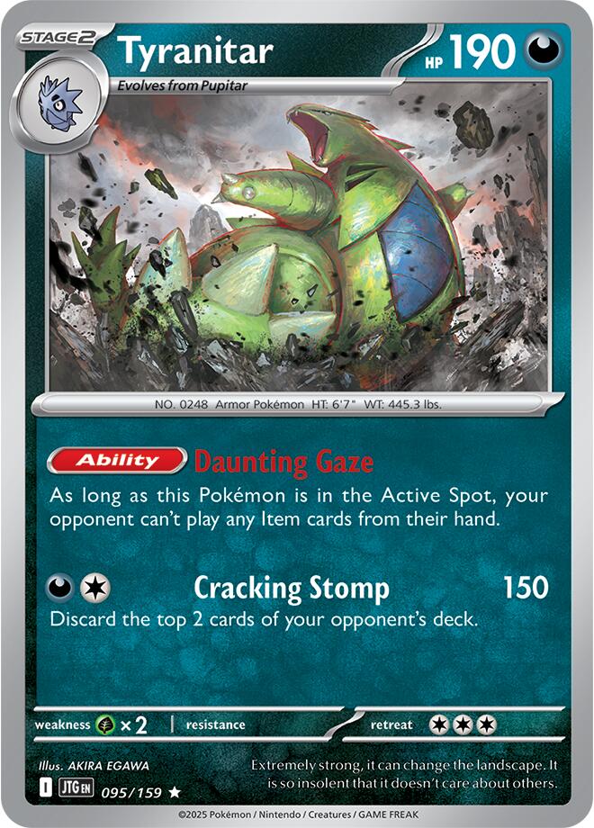 Tyranitar (095/159) [Scarlet & Violet: Journey Together] | Anubis Games and Hobby