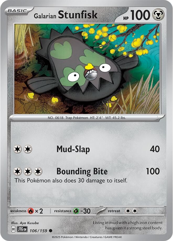 Galarian Stunfisk (106/159) [Scarlet & Violet: Journey Together] | Anubis Games and Hobby