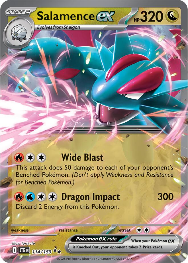 Salamence ex (114/159) [Scarlet & Violet: Journey Together] | Anubis Games and Hobby