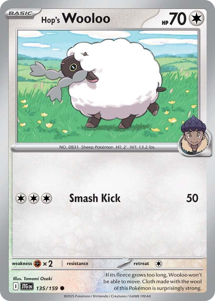 Hop's Wooloo (135/159) [Scarlet & Violet: Journey Together] | Anubis Games and Hobby