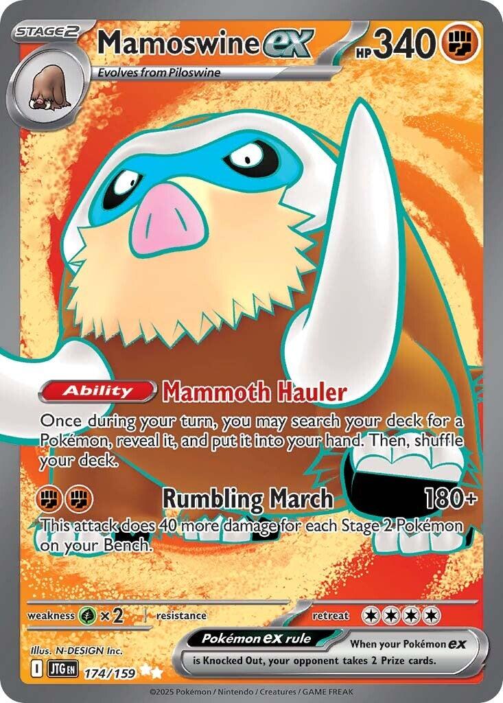Mamoswine ex (174/159) [Scarlet & Violet: Journey Together] | Anubis Games and Hobby