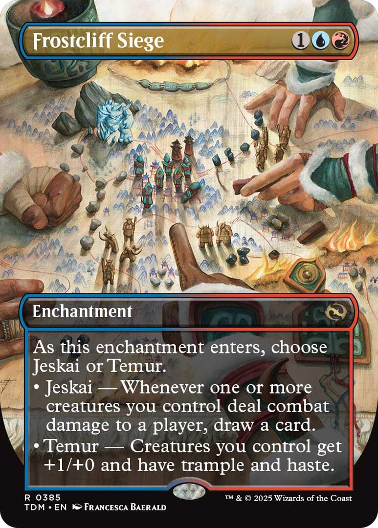 Frostcliff Siege (Borderless) [Tarkir: Dragonstorm] | Anubis Games and Hobby