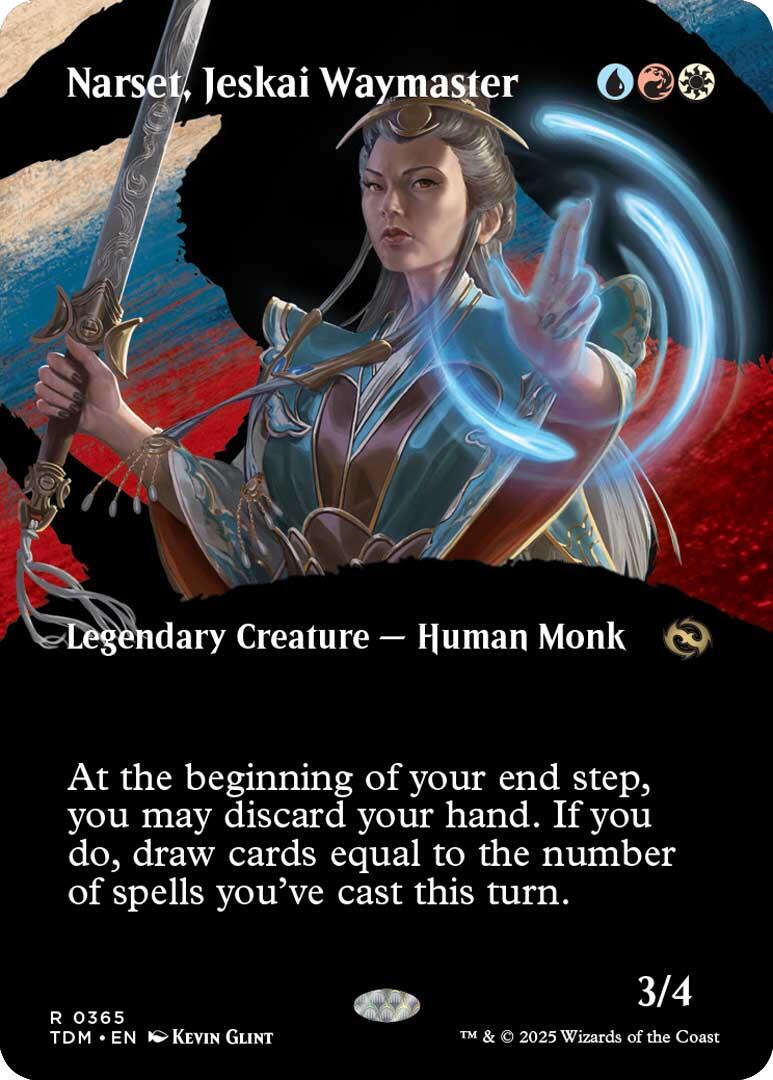 Narset, Jeskai Waymaster (Borderless) [Tarkir: Dragonstorm] | Anubis Games and Hobby