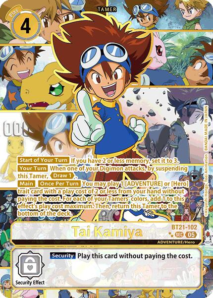 Tai Kamiya [BT21-102] (Rare Pull) [World Convergence] | Anubis Games and Hobby