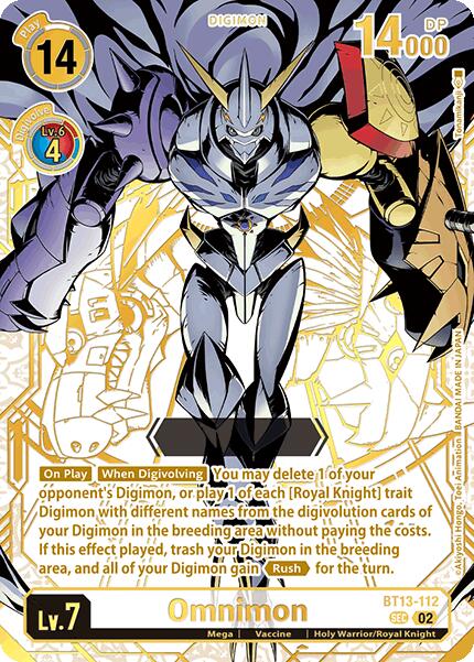 Omnimon [BT13-112] (Serial Numbered) [World Convergence] | Anubis Games and Hobby