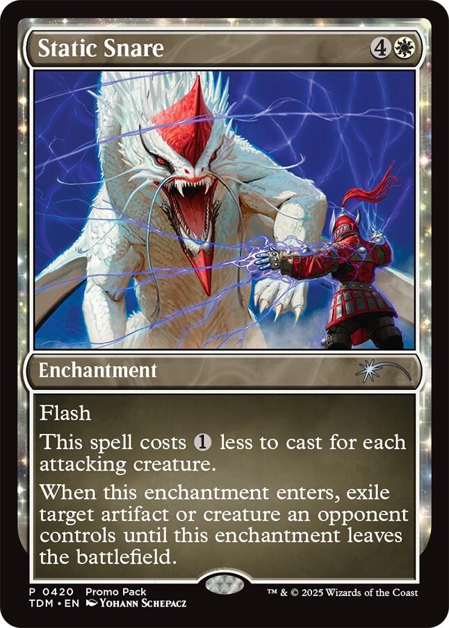 Static Snare (Promo Pack) [Tarkir: Dragonstorm Promos] | Anubis Games and Hobby