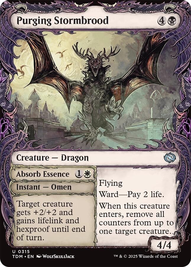Purging Stormbrood (Showcase) [Tarkir: Dragonstorm] | Anubis Games and Hobby