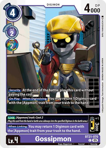 Gossipmon [BT21-070] [World Convergence] | Anubis Games and Hobby