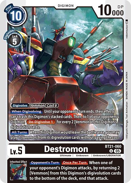 Destromon [BT21-060] [World Convergence] | Anubis Games and Hobby