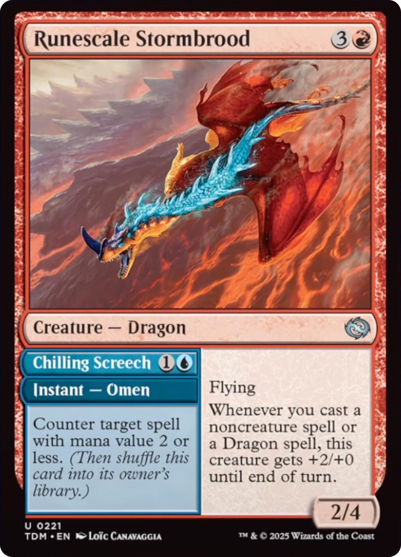 Runescale Stormbrood [Tarkir: Dragonstorm] | Anubis Games and Hobby