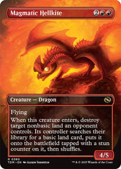 Magmatic Hellkite (Borderless) [Tarkir: Dragonstorm] | Anubis Games and Hobby