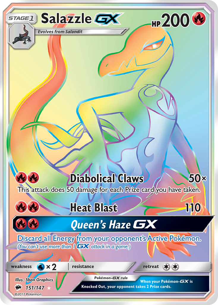 Salazzle GX (151/147) [Sun & Moon: Burning Shadows] | Anubis Games and Hobby