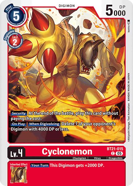 Cyclonemon [BT21-015] [World Convergence] | Anubis Games and Hobby