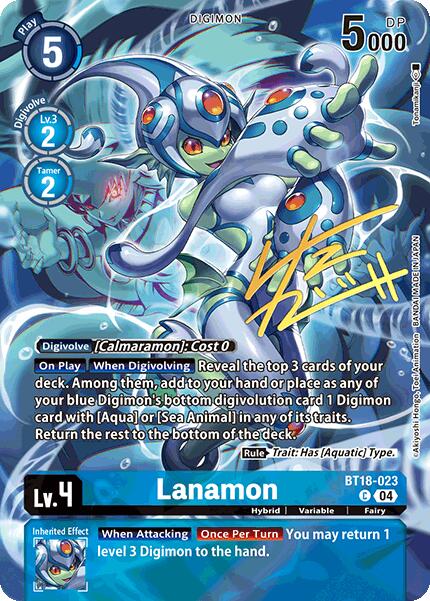Lanamon [BT18-023] (Signed) [World Convergence] | Anubis Games and Hobby