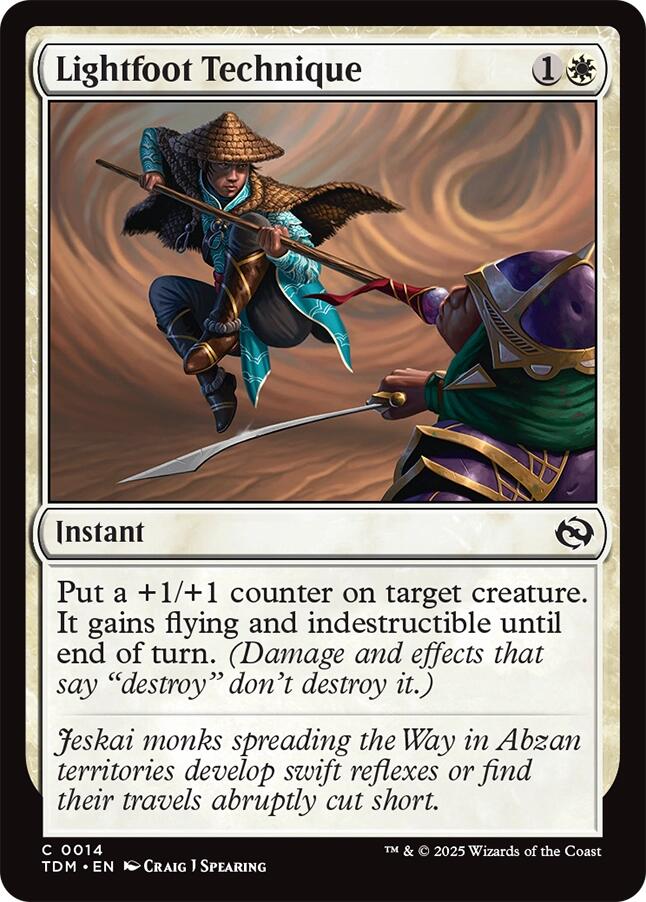 Lightfoot Technique [Tarkir: Dragonstorm] | Anubis Games and Hobby