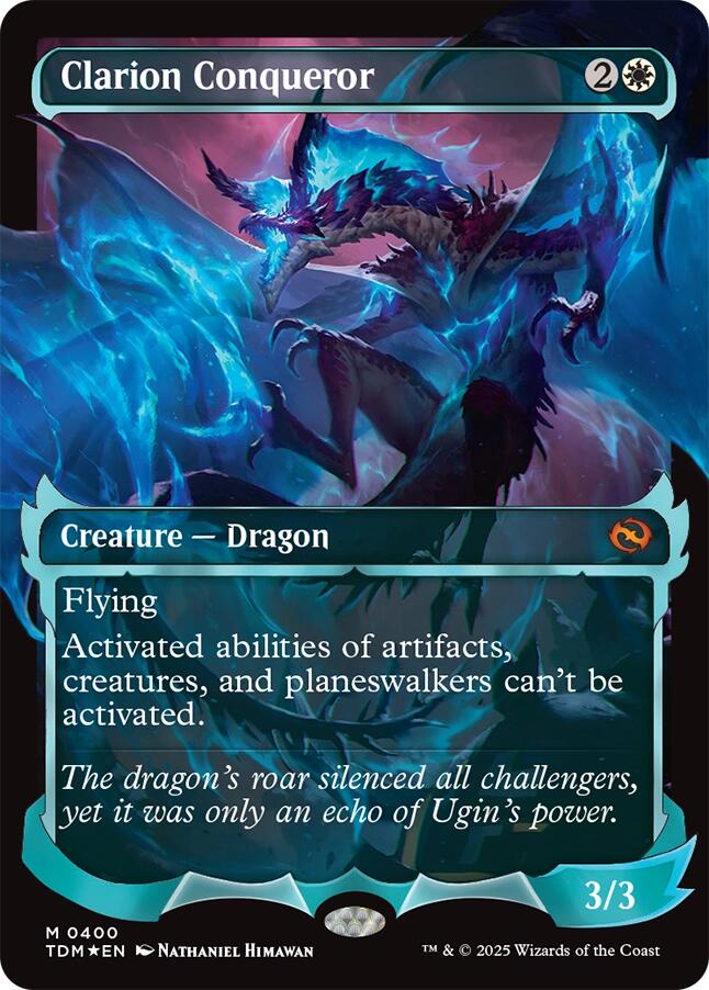 Clarion Conqueror (Showcase) [Tarkir: Dragonstorm] | Anubis Games and Hobby