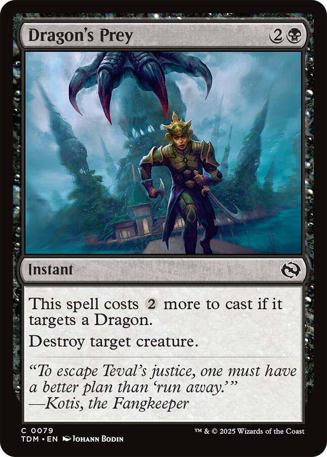 Dragon's Prey [Tarkir: Dragonstorm] | Anubis Games and Hobby