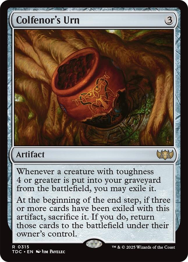 Colfenor's Urn [Tarkir: Dragonstorm Commander] | Anubis Games and Hobby