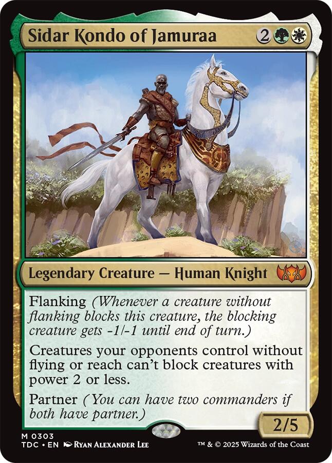 Sidar Kondo of Jamuraa [Tarkir: Dragonstorm Commander] | Anubis Games and Hobby
