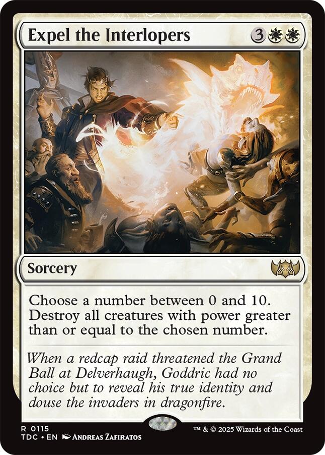 Expel the Interlopers [Tarkir: Dragonstorm Commander] | Anubis Games and Hobby