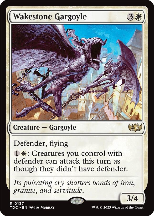 Wakestone Gargoyle [Tarkir: Dragonstorm Commander] | Anubis Games and Hobby
