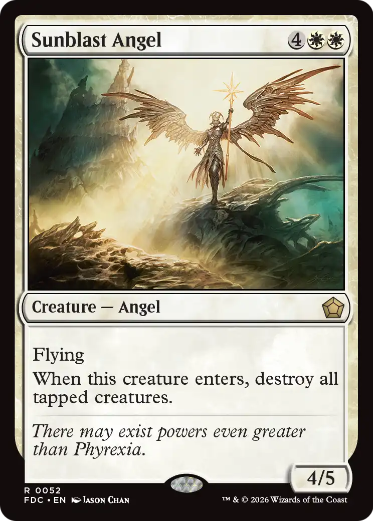 Sunblast Angel [Foundations Commander] | Anubis Games and Hobby