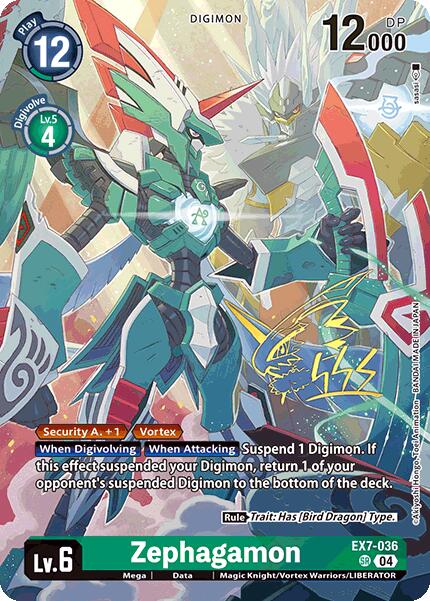Zephagamon [EX7-036] (Signed) [World Convergence] | Anubis Games and Hobby