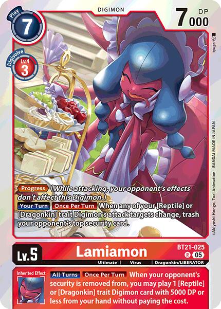 Lamiamon [BT21-025] [World Convergence] | Anubis Games and Hobby