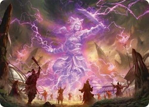 Smile at Death Art Card (4/54) [Tarkir: Dragonstorm Art Series] | Anubis Games and Hobby