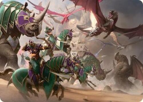 United Battlefront Art Card (5/54) [Tarkir: Dragonstorm Art Series] | Anubis Games and Hobby