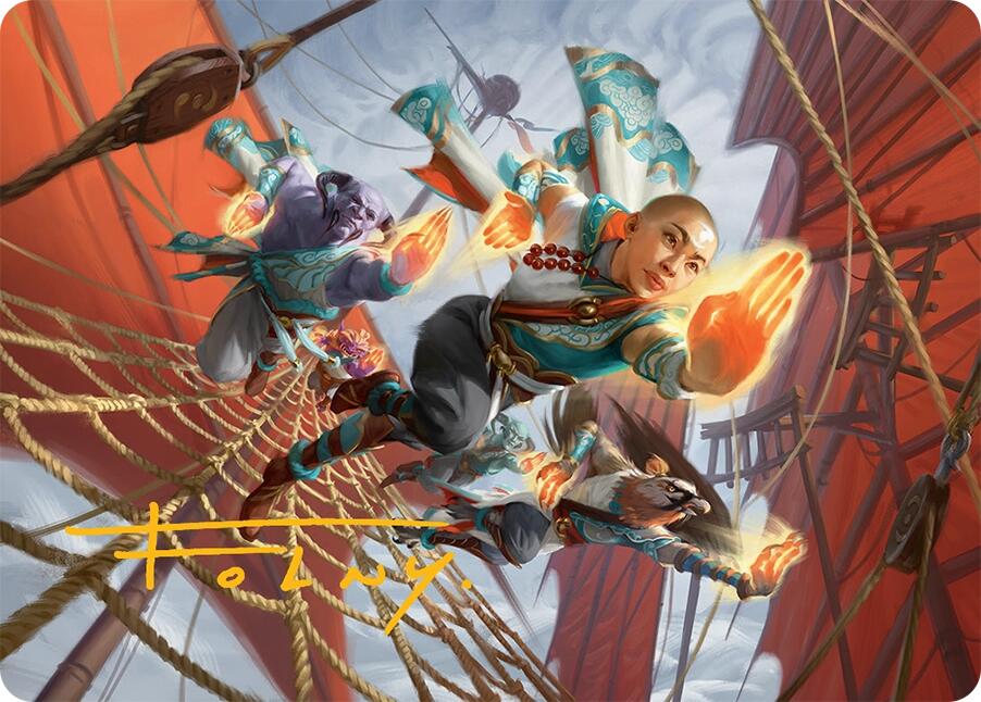 Aligned Heart Art Card (52/54) (Gold-Stamped Signature) [Tarkir: Dragonstorm Art Series] | Anubis Games and Hobby