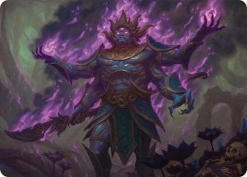 Rot-Curse Rakshasa Art Card (13/54) [Tarkir: Dragonstorm Art Series] | Anubis Games and Hobby