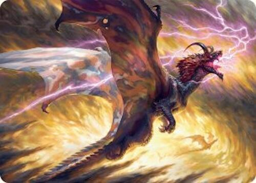 Stormscale Scion Art Card (17/54) [Tarkir: Dragonstorm Art Series] | Anubis Games and Hobby