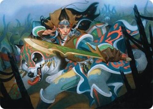 Eshki Dragonclaw Art Card (23/54) [Tarkir: Dragonstorm Art Series] | Anubis Games and Hobby