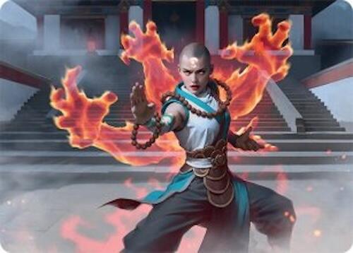 Flamehold Grappler Art Card (24/54) [Tarkir: Dragonstorm Art Series] | Anubis Games and Hobby